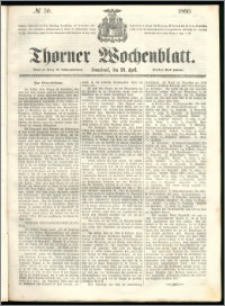 Thorner Wochenblatt 1860, No. 50