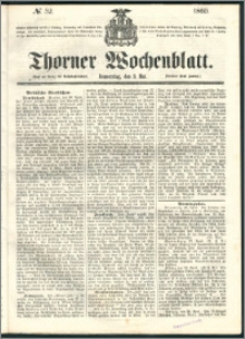 Thorner Wochenblatt 1860, No. 52