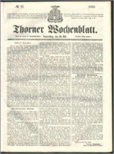 Thorner Wochenblatt 1860, No. 61