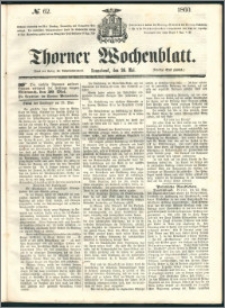 Thorner Wochenblatt 1860, No. 62