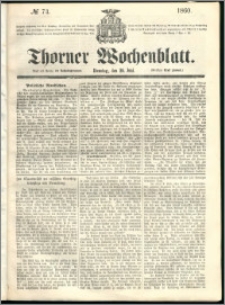 Thorner Wochenblatt 1860, No. 74