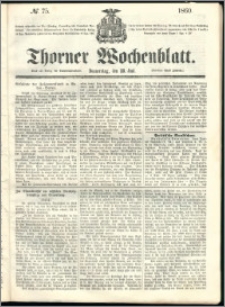 Thorner Wochenblatt 1860, No. 75