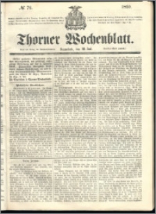 Thorner Wochenblatt 1860, No. 76