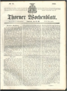 Thorner Wochenblatt 1860, No. 83
