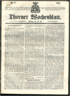 Thorner Wochenblatt 1860, No. 87