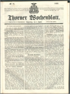 Thorner Wochenblatt 1860, No. 91