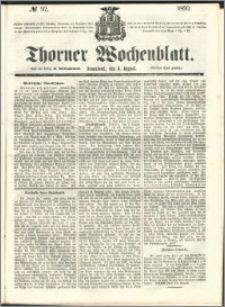 Thorner Wochenblatt 1860, No. 92