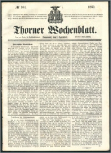 Thorner Wochenblatt 1860, No. 104
