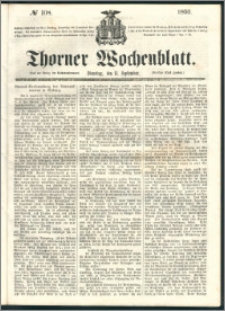 Thorner Wochenblatt 1860, No. 108