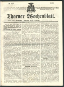Thorner Wochenblatt 1860, No. 112