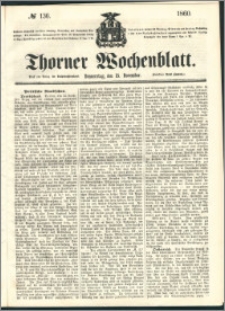 Thorner Wochenblatt 1860, No. 136