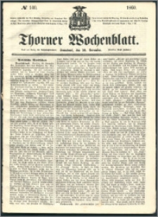 Thorner Wochenblatt 1860, No. 140