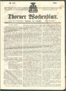 Thorner Wochenblatt 1860, No. 145