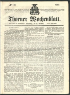 Thorner Wochenblatt 1860, No. 148