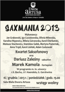 Saxmania 2013 : 16 grudnia 2013
