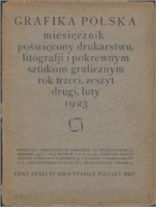 Grafika Polska 1923, R. 3 z. 2