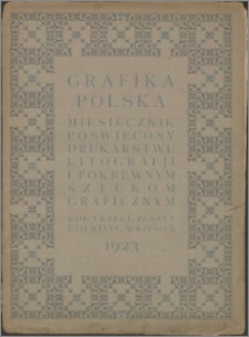 Grafika Polska 1923, R. 3 z. 9