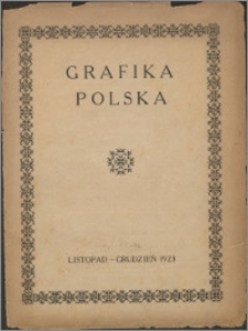 Grafika Polska 1923, R. 3 z. 11/12