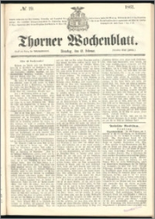 Thorner Wochenblatt 1861, No. 19