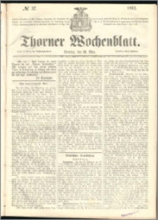 Thorner Wochenblatt 1861, No. 37