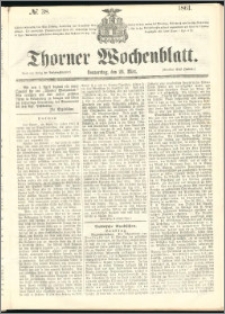 Thorner Wochenblatt 1861, No. 38
