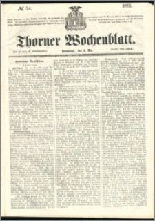Thorner Wochenblatt 1861, No. 54