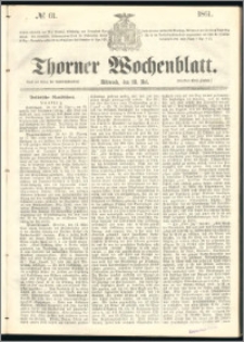 Thorner Wochenblatt 1861, No. 61