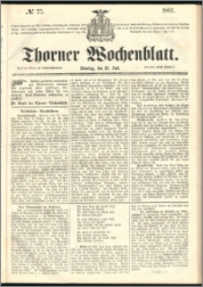 Thorner Wochenblatt 1861, No. 75