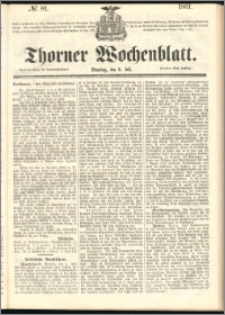 Thorner Wochenblatt 1861, No. 81