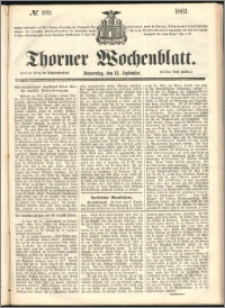 Thorner Wochenblatt 1861, No. 109