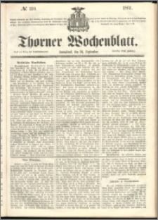 Thorner Wochenblatt 1861, No. 110