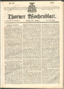 Thorner Wochenblatt 1861, No. 117