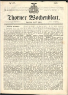 Thorner Wochenblatt 1861, No. 125