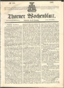 Thorner Wochenblatt 1861, No. 138