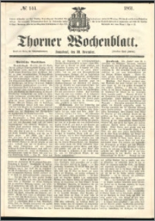 Thorner Wochenblatt 1861, No. 144