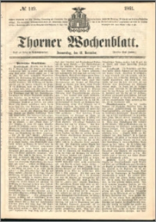 Thorner Wochenblatt 1861, No. 149 + Beilage