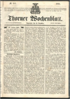 Thorner Wochenblatt 1861, No. 153 + Beilage