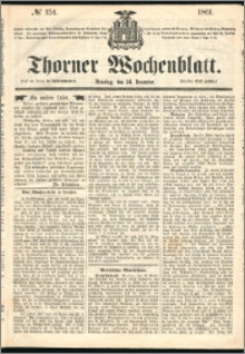 Thorner Wochenblatt 1861, No. 154
