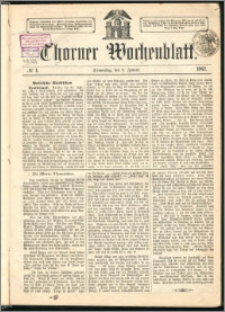 Thorner Wochenblatt 1862, No. 1