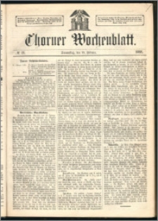 Thorner Wochenblatt 1862, No. 19 + Beilage