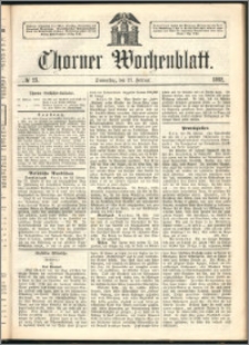 Thorner Wochenblatt 1862, No. 25 + Beilage