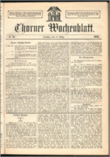 Thorner Wochenblatt 1862, No. 30 + Beilage