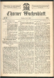 Thorner Wochenblatt 1862, No. 42 + Extra Beilage