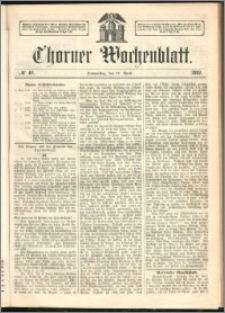 Thorner Wochenblatt 1862, No. 46