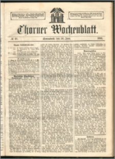 Thorner Wochenblatt 1862, No. 69 + Beilage