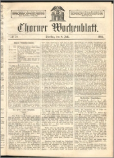Thorner Wochenblatt 1862, No. 79 + Beilage