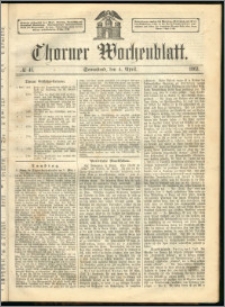 Thorner Wochenblatt 1863, No. 41