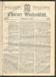 Thorner Wochenblatt 1863, No. 42 + Beilage