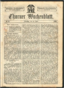 Thorner Wochenblatt 1863, No. 70
