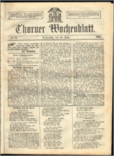 Thorner Wochenblatt 1863, No. 74